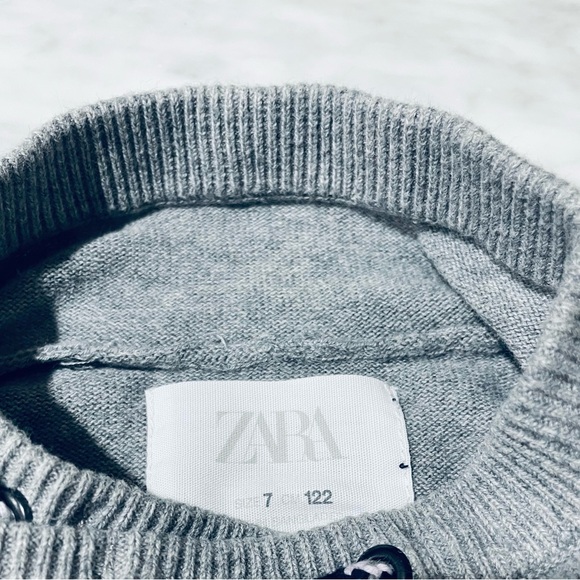 Boys Zara cotton light sweater size 7 - Picture 2 of 2